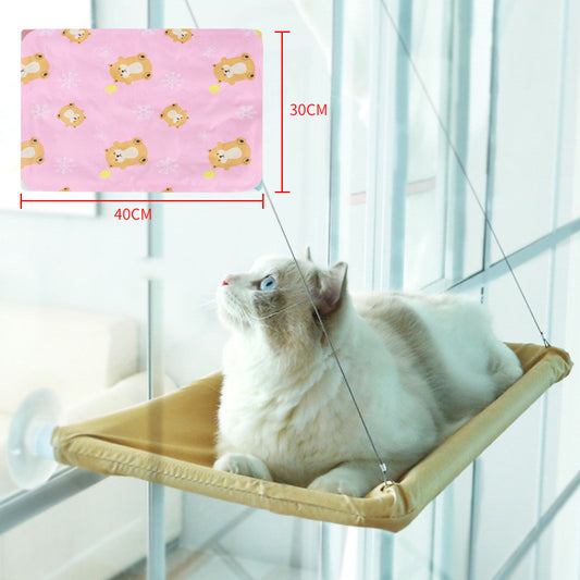 Suction Cup Hanging Bed For Summer Sunbathing Swing Cat Supplies